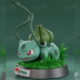 Poke Welcome Pack Bulbasaur Charmander Squirtle 3D Prints STL File