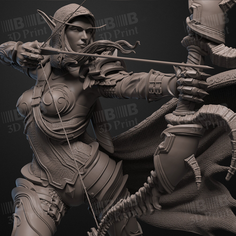 Sylvanas Windrunner 3D Prints STL File