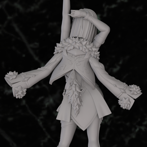 Yelan Figure 3D Print - STL file