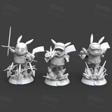 Pikachu as One Piece Admirals 3D Prints STL File