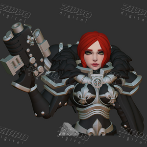 Witcher Space Nuns Anime Heads 3D Print - STL file