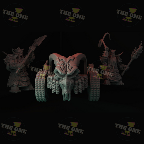 Infernal dwarves chariot 3D Prints STL File