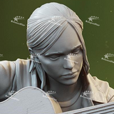 Ellie with Guitar 3D Prints STL File