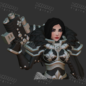 Witcher Space Nuns Anime Heads 3D Print - STL file