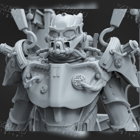 Tesla Power Armor from Fallout 3D Print - STL file