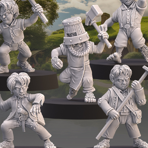 Halfling Company and Friends December 2023 3D Print - STL file