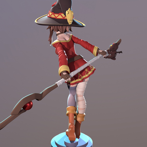 Megumin Explosion 3D Print - STL file