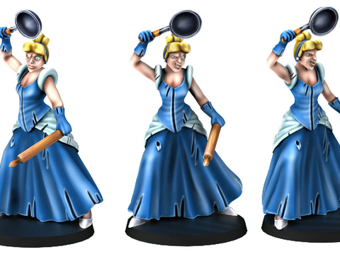 Princesses Got Angry Bundle 3D Print - STL file