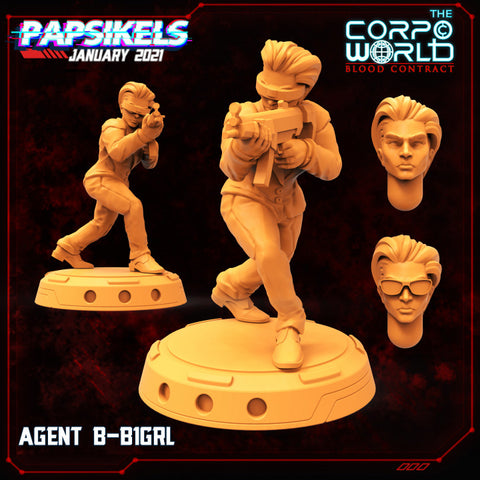 Agent B-B1GRL 3D Prints STL File