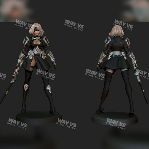 Nier space nun 3D Prints STL File