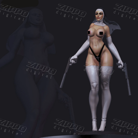 The killer Nun 3D Print - STL file