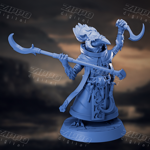 Broken Anvil Miniatures Panic at Moorefrost Manor - Cultists 3D Print - STL file