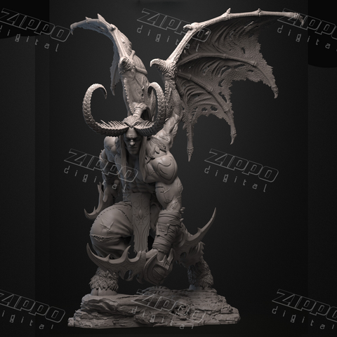 Illidan Stormrage 3D Print - STL file