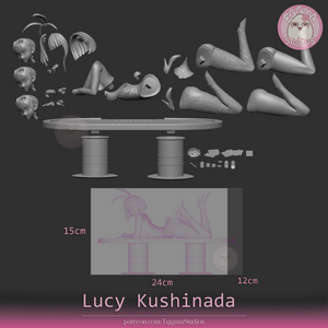 Eggma Studios - Edgerunners - Lucy 3D Print - STL file - 3D Print STL File for Resin Printer