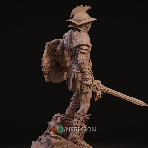 Gladiator Swordsman 3D Print - STL file - 3D Print STL File for Resin Printer
