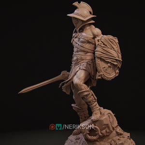 Gladiator Swordsman 3D Print - STL file - 3D Print STL File for Resin Printer