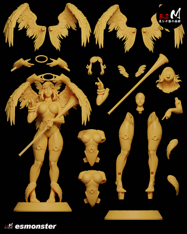 E.S Monster - 2025 - 06 - Anaita 3D Print - STL file - 3D Print STL File for Resin Printer