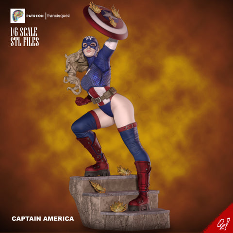 Francis Quez- 2023-11 - Female Captain America