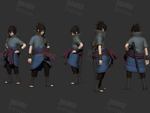 Uchiha Sasuke-Susanoo PART-1-2 3D Prints STL File