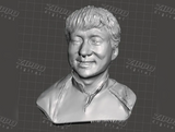 Jackie Chan bust 3D Print - STL file