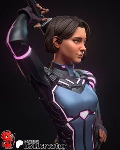 H3LL Creator - Mio (Split Fiction) 3D Print - STL file