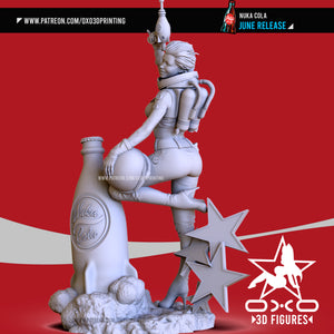 OXO3D Figures Nuka Cola Renders