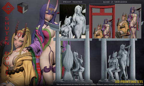 Project - Shuten Douji 3D Print - STL file - 3D Print STL File for Resin Printer