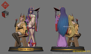 Project - Shuten Douji 3D Print - STL file - 3D Print STL File for Resin Printer