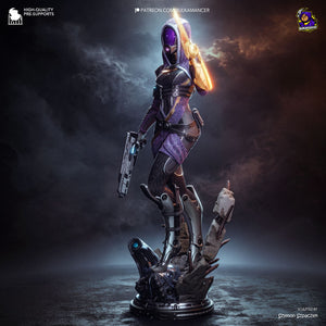 Tali Mass Effect 3D Print - STL file - 3D Print STL File for Resin Printer