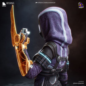 Tali Mass Effect 3D Print - STL file - 3D Print STL File for Resin Printer