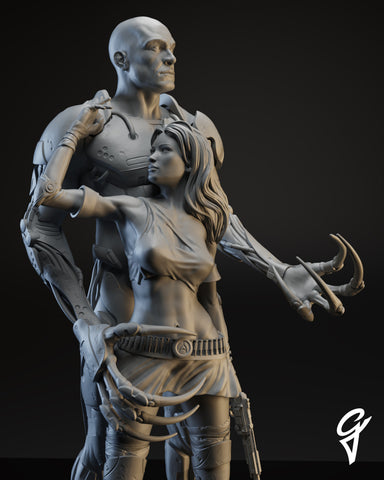 Aphrodite IX diorama Gsculpt Art 3D Print - STL file