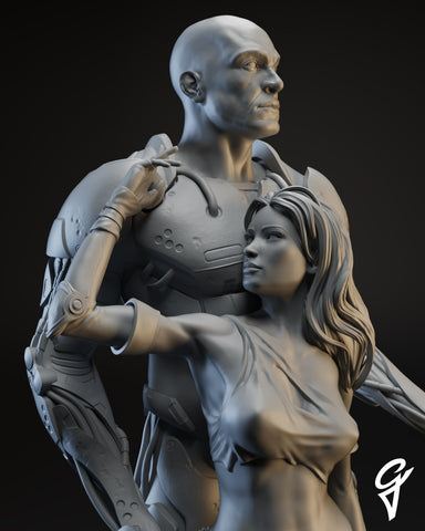 Aphrodite IX diorama Gsculpt Art 3D Print - STL file