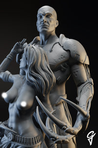 Aphrodite IX diorama Gsculpt Art 3D Print - STL file
