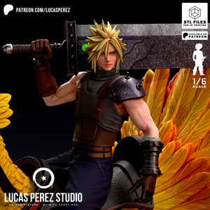 Lucas Perez Studio – Cloud Strife — 3D print model STL