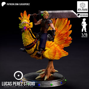 Lucas Perez Studio – Cloud Strife — 3D print model STL