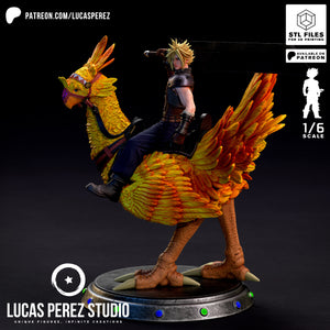 Lucas Perez Studio – Cloud Strife — 3D print model STL
