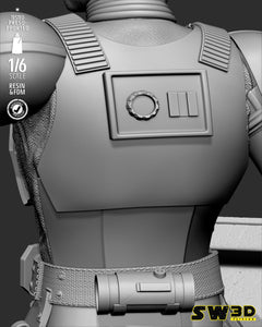 SW3D - Luke Stormtrooper Sculpture