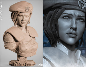 Wicked - Jill Valentine Portrait Bust