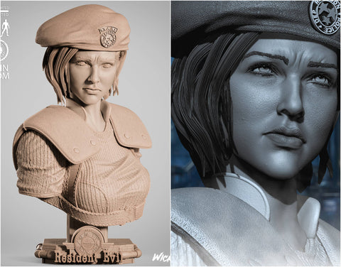 Wicked - Jill Valentine Portrait Bust