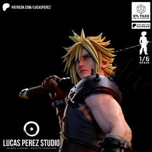 Lucas Perez Studio – Cloud Strife — 3D print model STL