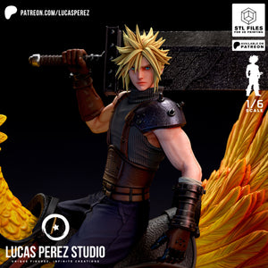Lucas Perez Studio – Cloud Strife — 3D print model STL