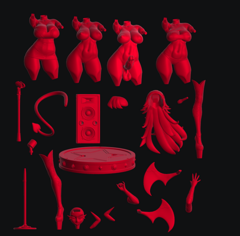 Officer Rhu - Verosika Mayday Helluva Boss