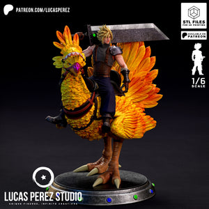 Lucas Perez Studio – Cloud Strife — 3D print model STL