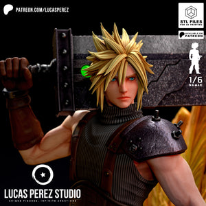 Lucas Perez Studio – Cloud Strife — 3D print model STL