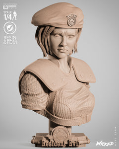 Wicked - Jill Valentine Portrait Bust