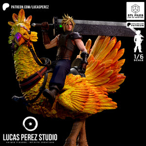 Lucas Perez Studio – Cloud Strife — 3D print model STL