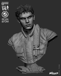 Wicked - Chris Redfield Portrait Bust