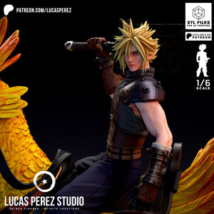 Lucas Perez Studio – Cloud Strife — 3D print model STL