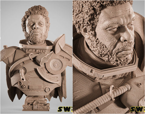 SW3D - Saw Gerrera Portrait Bust