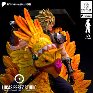 Lucas Perez Studio – Cloud Strife — 3D print model STL